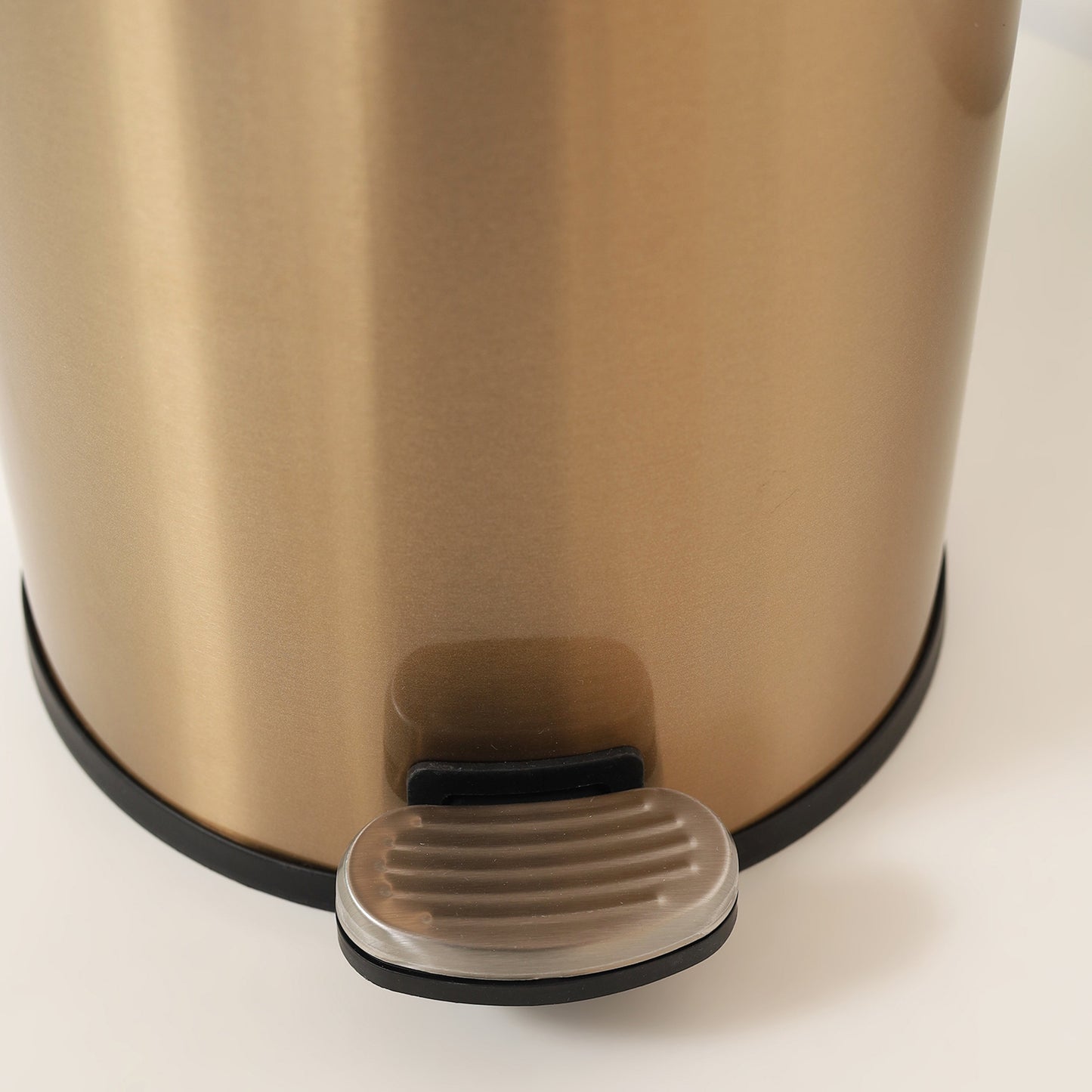 Pedal Ss Trash Can | Soft Close Dustbin | Gold