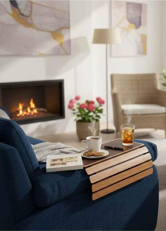 Elegant Flexible Sofa Armrest Tray