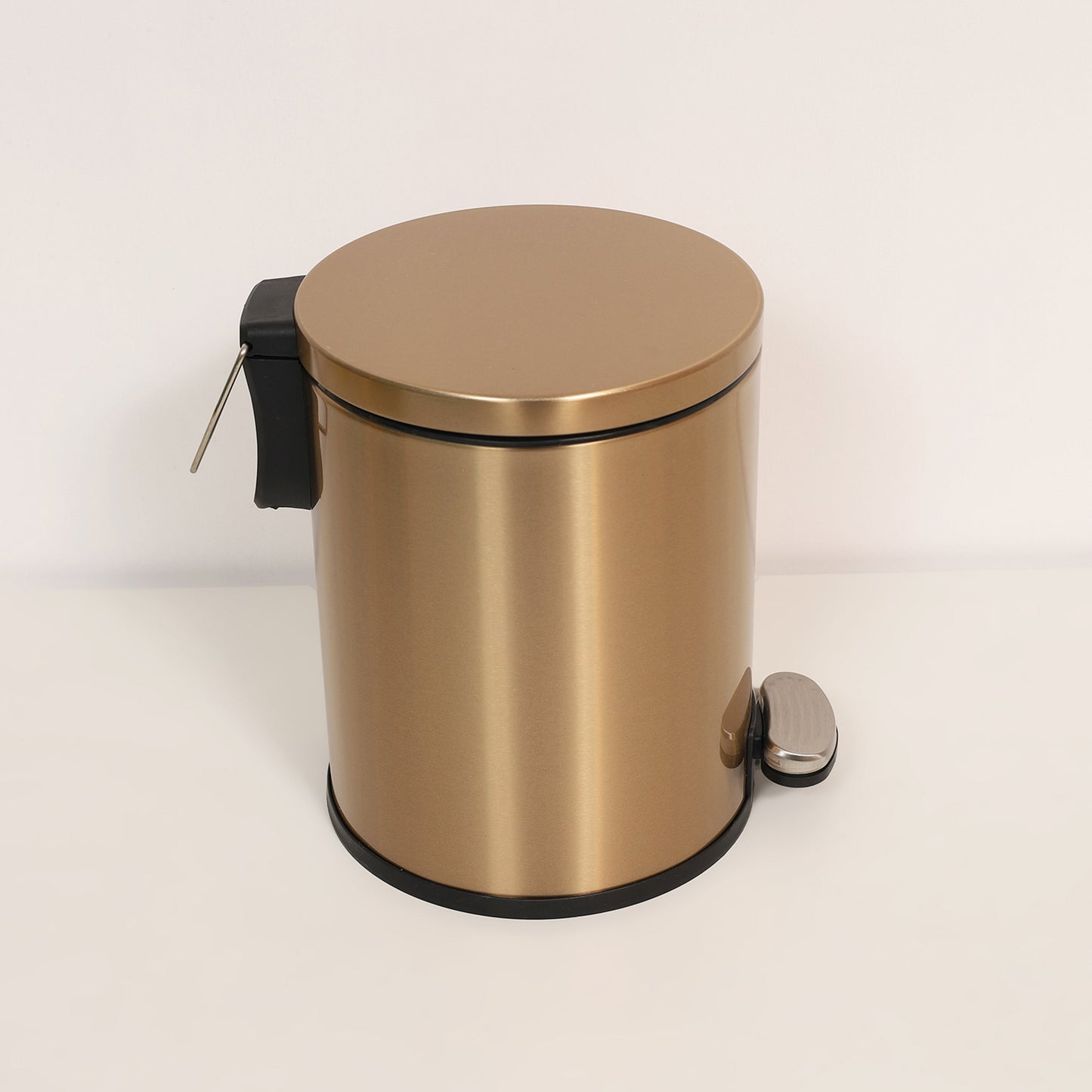 Pedal Ss Trash Can | Soft Close Dustbin | Gold
